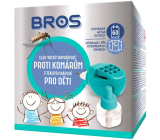 Bros Elektrický odparovač proti komárom + tekutá náplň pre deti 40 ml