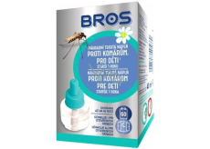 Bros Odparovač proti komárom náhradná náplň pre deti 40 ml