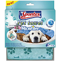Spontex Pet Towel Microfibre uterák z mikrovlákna pre psy a mačky 40 x 80 cm 1 kus