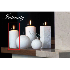 Lima Mramor intimitu vonná sviečka biela valec 50 x 100 mm 1 kus