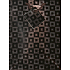 Nekupto Darčeková papierová taška 23 x 18 x 10 cm Metalická hnedá so štvorčeky 001 62 GM