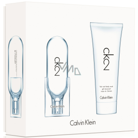 Calvin Klein CK2 toaletná voda unisex 50 ml + sprchový gél 100 ml, darčeková sada