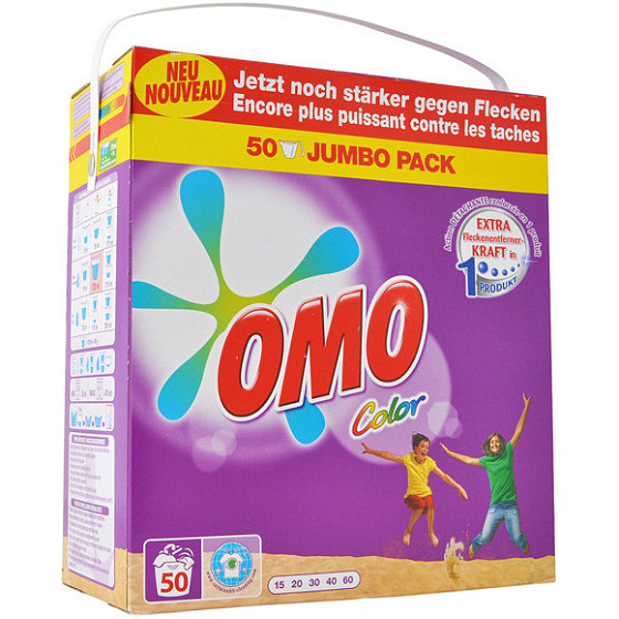 Omo Color prášok na pranie, farebné prádlo 50 dávok 3,5 kg