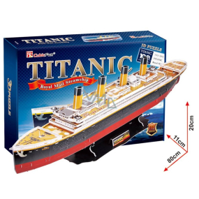 CubicFun Puzzle 3D Titanic 113 dielikov 80 x 20 x 11 cm