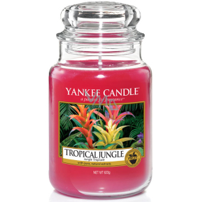 Yankee Candle Tropical Jungle - Tropická džungľa vonná sviečka Classic veľká sklo 623 g