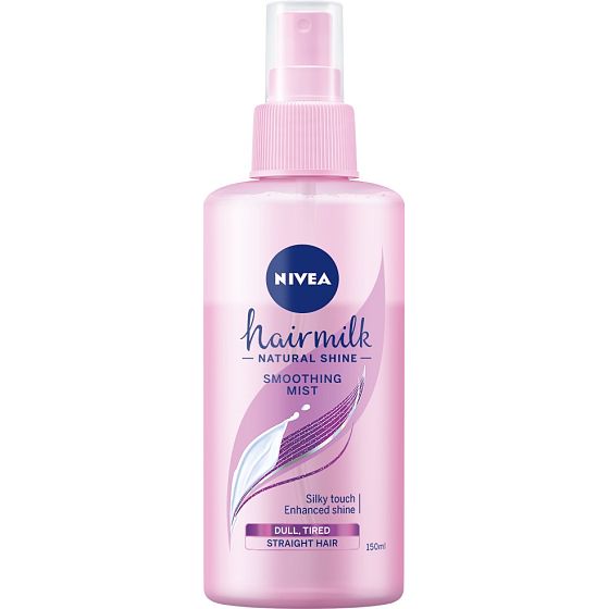 Nivea Hairmilk Natural Shine uhladzujúci bezoplachový kondicionér 150 ml