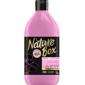 Nature Box Mandle Vitamínový antioxidant telové mlieko so 100% za studena lisovaným olejom, vhodné pre vegánov 385 ml