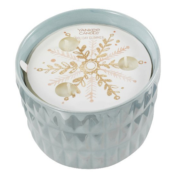Yankee Candle Holiday Glimmer - Sviatočné trblietanie Special collection Winter Wish 3 knôty vonná sviečka 773 g
