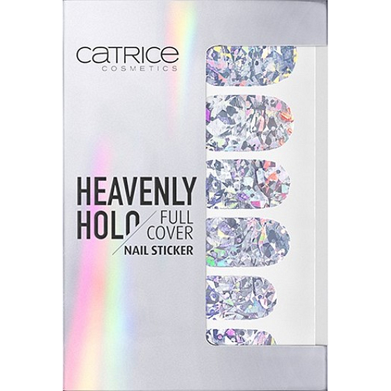 Catrice Heavenly Holo Full Cover Nail Sticker nálepky na nechty 01 Xoxo Holo 1 aršík