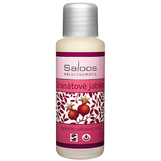 Saloos Make-up Removal Oil Granátové jablko 2v1 odličovací olej aj vodeodolný make-up 50 ml
