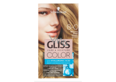 Schwarzkopf Gliss Color farba na vlasy 8-0 Prirodzená blond 2 x 60 ml