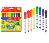Colorino Fixky Smile, s guľatou špičkou 8 farieb pre deti