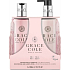 Grace Cole Wild Fig & Pink Cedar - sprchový gél s figami a ružovým cédrom 300 ml + hydratačné telové mlieko 300 ml, kozmetická sada pre ženy