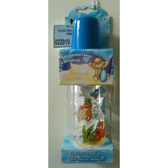 Boček Dojčenská fľaša s držiakom 250 ml
