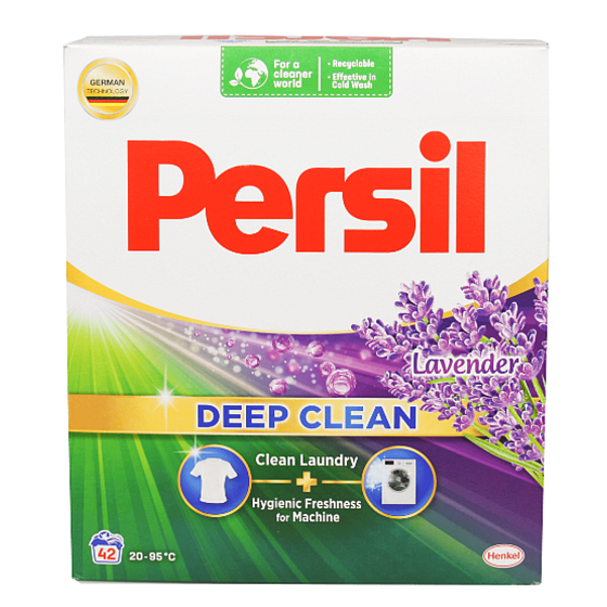 Persil Levanduľa Deep Clean univerzálny prací prášok 42 dávok 2,52 kg