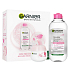 Garnier Skin Naturals Rose Cream pleťový krém 50 ml + Skin Naturals All-in 1 micelárna voda 400 ml, kozmetická sada pre ženy