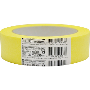 Mako Basic lepiaca páska zakrývacia hladký krep, 3 dni, do 60 °C, 30 mm × 50 m