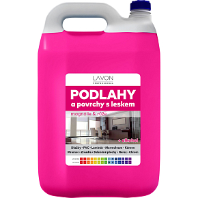 LAVON čistič na podlahy a povrchy s leskom, magnólia a ruže, 5 l