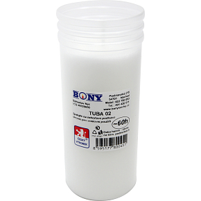 Bony sviečka hrobová, náhradná náplň 02, priemer 5,6 cm, výška 14 cm, horenie 60 h, 200 g