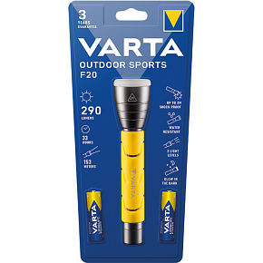 Varta svítilna F20 outdoor športová ručná, 1 ks