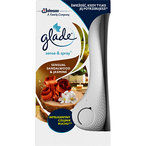 Glade osviežovač vzduchu Sense & Spray a náplň Sensual Sandalwood & Jasmine, 1 + 18 ml