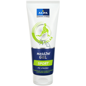 Alpa Sport Star Relax Šport po výkone masážny gél s mentolom, methylsalicylátu a bylinný extrakty 210 ml