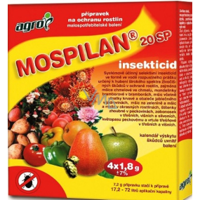 Agro Mospilan 20 SP insekticíd prípravok na ochranu rastlín 4 x 1,8 g
