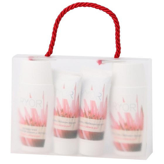 Ryor Normálna pleť darčeková taška mlieko 50 ml + 2 x krém 30 ml + tonikum 50 ml