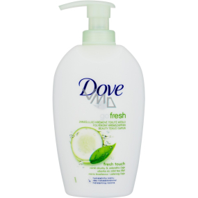Dove Go Fresh Touch Uhorka & Zelený čaj tekuté mydlo s dávkovačom 250 ml