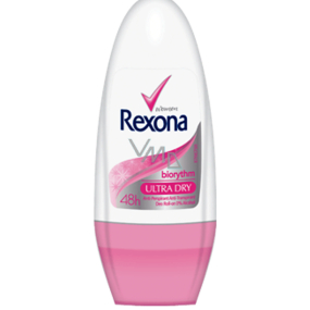 Rexona Dry Biorythm guličkový antiperspirant dezodorant roll-on pre ženy 50 ml