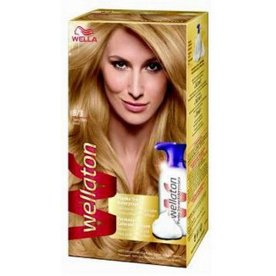 Wella Wellaton penová farba na vlasy 8/3 Svetlá zlatá blond