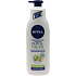 Nivea Pure & Natural Výživné telové mlieko pre veľmi suchú pokožku 400 ml