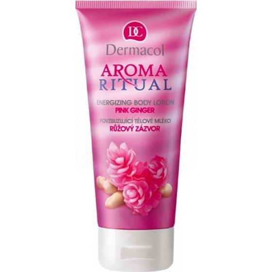 Dermacol Aroma Ritual Ružový zázvor Povzbudzujúce telové mlieko 200 ml