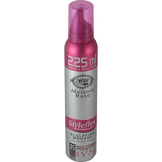 Styleflex Melanie Rose Sculpting Mousse Extra Hold penové tužidlo na vlasy 225 ml