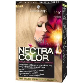 Schwarzkopf Nectra Color farba na vlasy 1010 Striebristo plavý