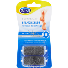 Scholl Expert Care Extra Exfoliant extra drsné s morskými minerálmi náhradné hlavice do elektrického pilníka 2 kusy