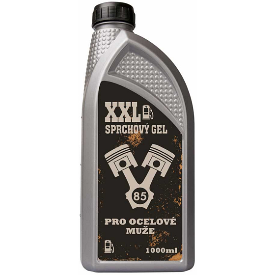 Bohemia Gifts Pre oceľových mužov Xxl sprchový a vlasový gél pre mužov 1 l