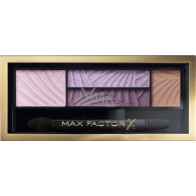 Max Factor Smokey Eye Dráma Kit 2v1 očné tiene a púder na obočie 04 Luxe lilacs 1,8 g