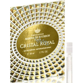 Marina de Bourbon Cristal Royal toaletná voda pre ženy 1 ml s rozprašovačom, vialka