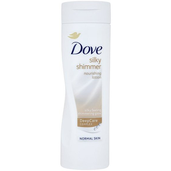 Dove Silk Glow Silky Shimmer vyživujúce telové mlieko 250 ml