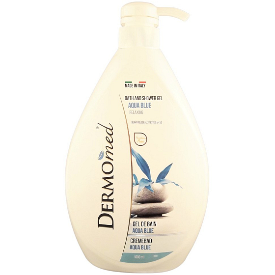 Dermomed Aqua Blue sprchový gél dávkovač 1 l
