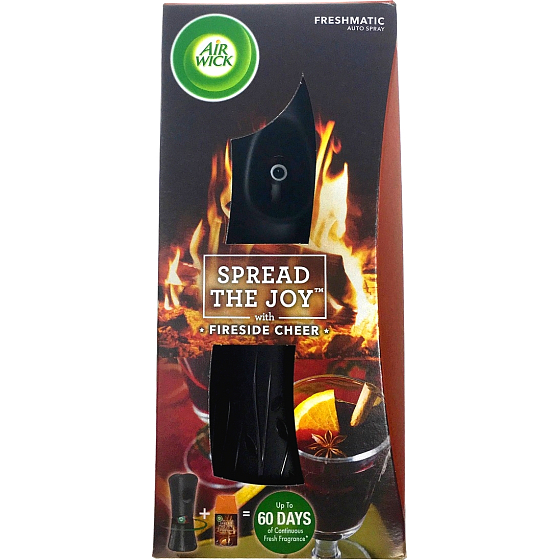 Air Wick FreshMatic Spread The Joy Fireside Cheer - Pohodlie pri krbe automatický sprej 250 ml