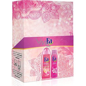 Fa Magic Oil Pink Jasmine sprchový gél 250 ml + Pink Passion dezodorant sprej 150 ml, kozmetická súprava pre ženy