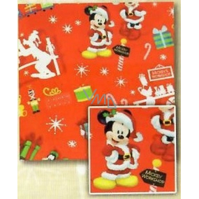 Nekupto Darčekový baliaci papier 70 x 150 cm Vianočný Červený, Mickey Mouse