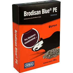 Brodisan Blue PE granule na hubenie hlodavcov, 150 g