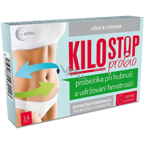 Astin Kilostop Probio probiotiká pri chudnutí doplnok stravy 14 kapslí