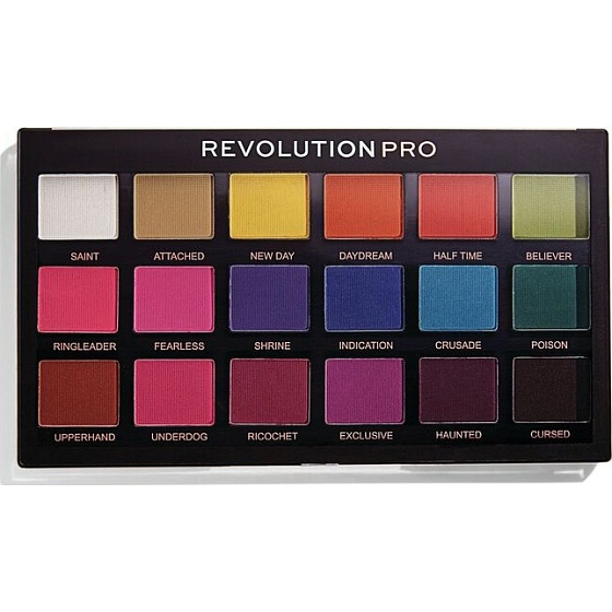 Makeup Revolution Pre Regeneration paletka očných tieňov Trends Mischief Mattes 18 x 0,8 g