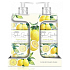 Baylis & Harding Citrón a Bazalka tekuté mydlo dávkovač 300 ml + mlieko na ruky dávkovač 300 ml, kozmetická sada