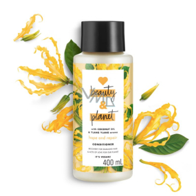 Love Beauty & Planet Ylang Ylang a Kokosový olej regeneračný kondicionér pre suché, poškodené vlasy 400 ml