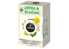 Leros Pečeň a žlčník bylinný čaj na podporu správnej funkcie pečene a žlčníka 20 x 1,5 g